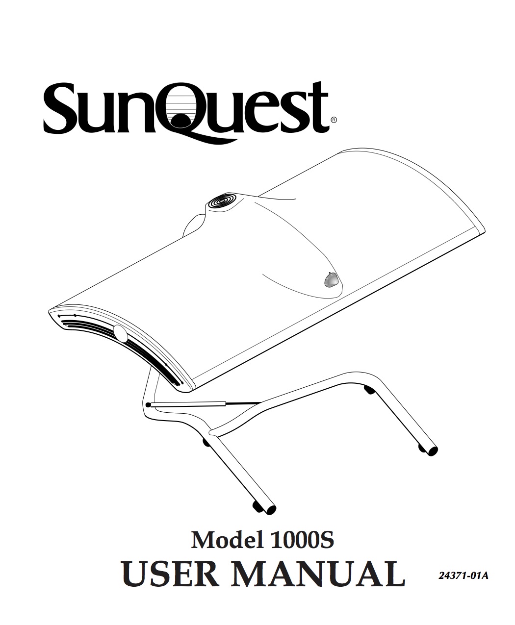2001 sunquest tanning bed manual
