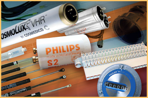 Used Tanning Bed Parts