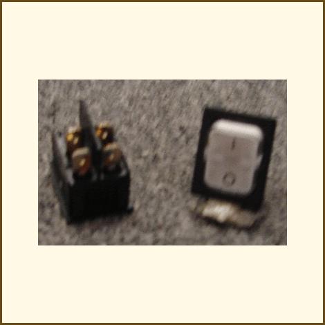 Sonnenbraune White Rocker Switch