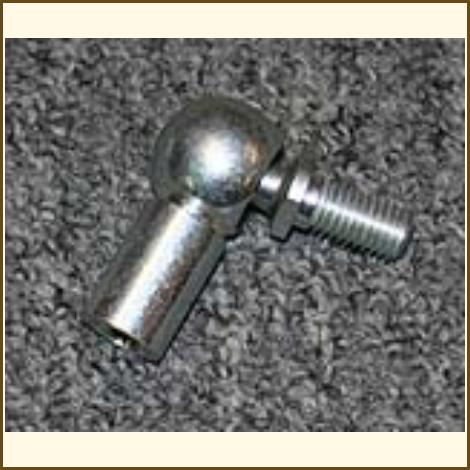Cylinder end, A4M8 Large ball (16mm), Medium thread on end.