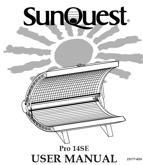 sunquest tanning bed schematics
