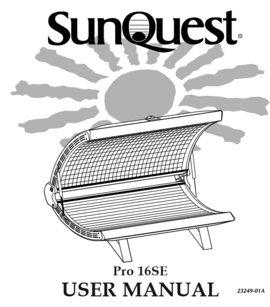 1995 sunquest 24r tanning bed parts