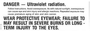 Radiation Danger Labels