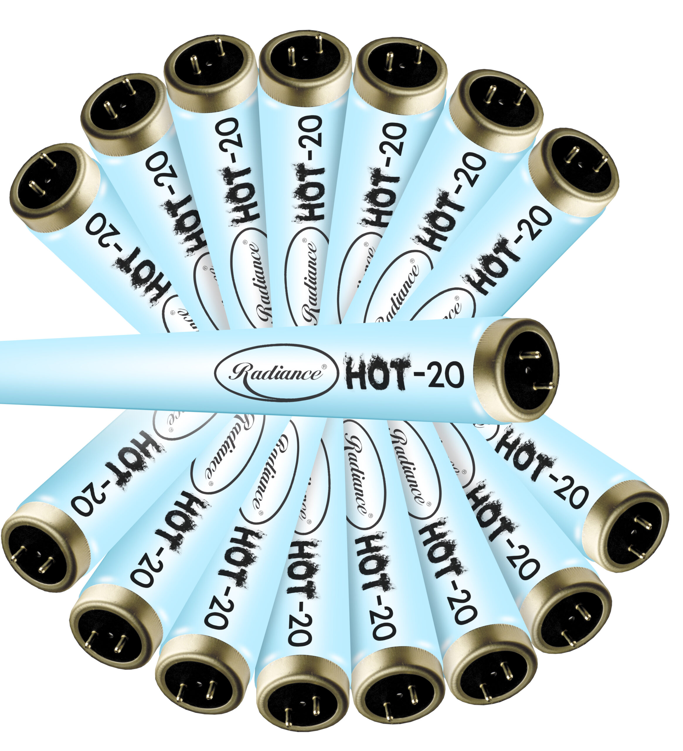 Radiance QuickTan-20 compact UV tanning lamp for fast, efficient results