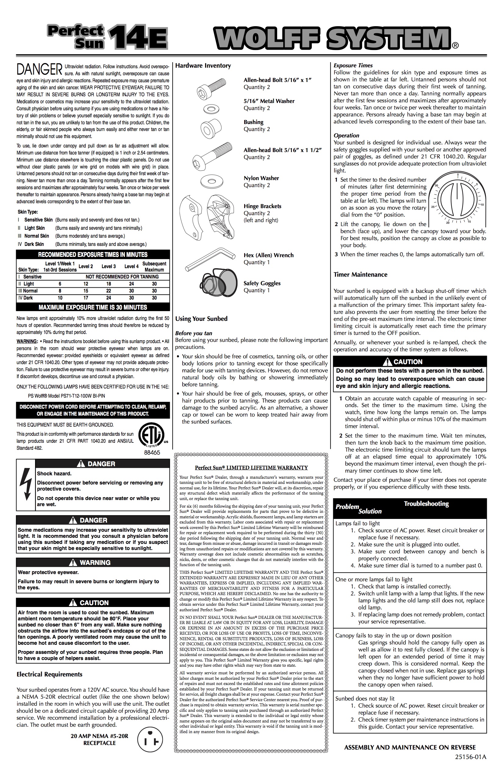 2003 Perfect Sun 14E