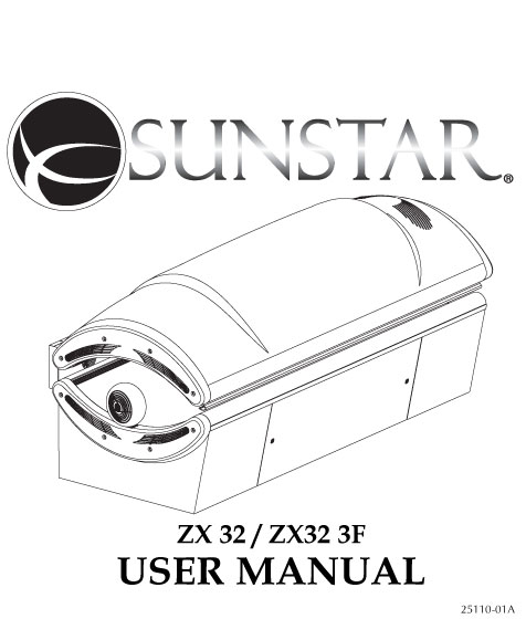 ETS Sunstar Suns ZX 32 3F 1997-1998 Canopy Acrylic - Tanning Bed 
