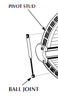 gas struts for sunquest tanning bed