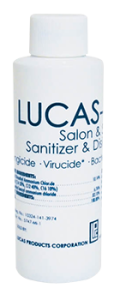 Lucas-Cide Salon/Spa Disinfect.4 oz Blue