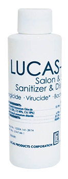 Lucas-Cide Salon/Spa Disinfect.4 oz Blue