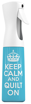 Top Gun Stylist Spray Bottle-Keep Calm & Quilt On