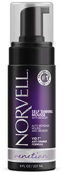 Norvell Venetian Self Tanning Mousse 8 oz w/Instant Bronzers
